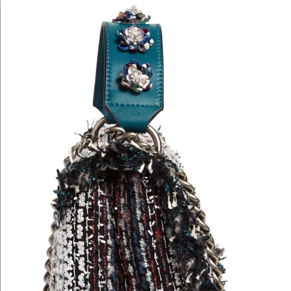 KURT GEIGER Large Embellished Tweed Kensington - Picture 6 of 9